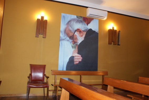 Giulianova: Immagine di Padre Serafino nella Cappella della Piccola Opera Charitas