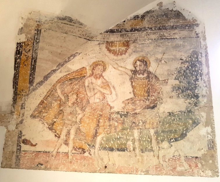 Giulianova: Affresco nella Cripta della Chiesa di S.Flaviano