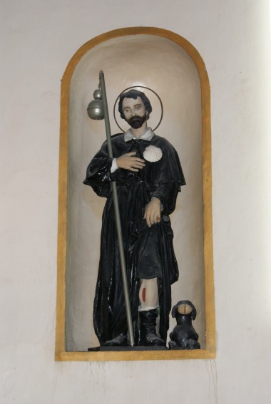 La Chiesa di San Rocco nell'Istituto Castorani: statua di San Rocco