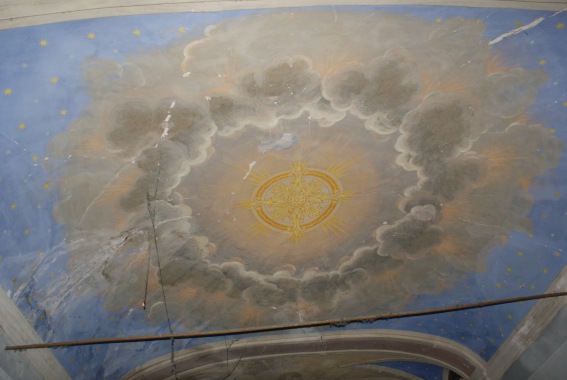 Chiesetta di Santa Lucia: un affresco sul soffitto opera di Ugo Palchetti