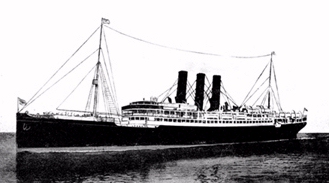 Nave "Columbia" (1889) - Hamburg-American Line