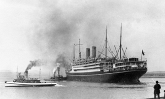 Nave "Kaiserin Auguste Victoria" (1906) - Hamburg-American