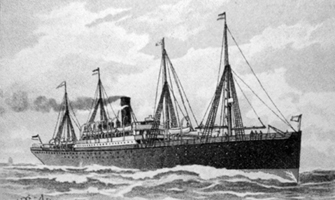 Nave Palatia (1894) - Hamburg-American Line