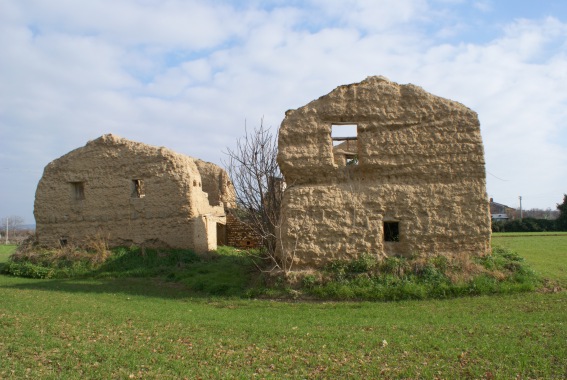 S. Omero - Ruderi di case di terra o pinciaie (Foto di Ketty Ferri)