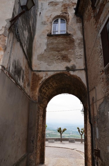 Ancarano (Te): scorcio sulla Valle del Tronto