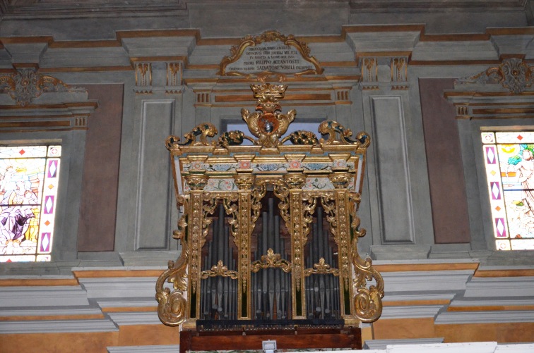 Chiesa di S.Giovanni Battista (S.Domenico) ad Atri (Te): Organo del 1716