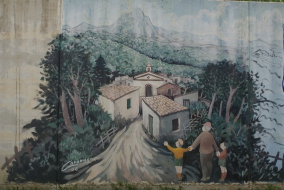 I murales di Azzinano: I giochi dell'infanzia