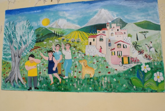 I murales di Azzinano: I giochi dell'infanzia