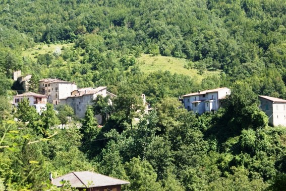 Basto di Valle Castellana (Te): veduta