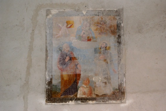 Affresco nella Chiesa di S. Pietro a Campovalano di Campli