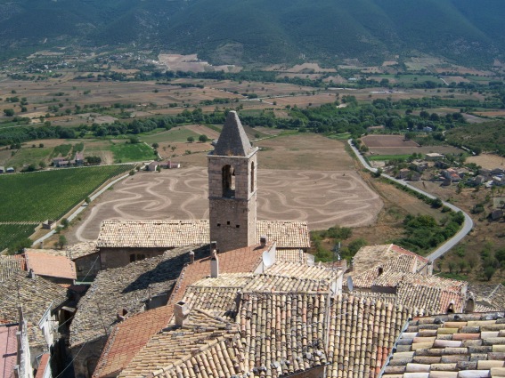 Capestrano (Aq): vista dal Castello Piccolomini