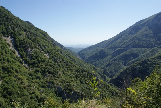 Castel Manfrino di Valle Castellana (Te): Gole del Salinello