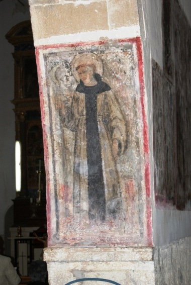 Chiesa di S. Giovanni Battista a Castelnuovo di Campli (Te): affresco