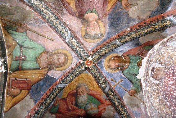 Chiesa di S. Giovanni Battista a Castelnuovo di Campli (Te): affresco