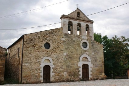 Chiesa di S. Michele Arcangelo a Castiglione della Valle: facciata