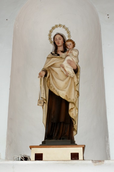 Chiesa di S. Gennaro a Collicelli di Campli: statua della Madonna del Carmine