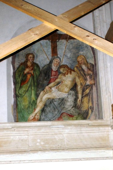 Chiesa di S.Giovanni Battista a Collimento di Lucoli (Aq): La Piet