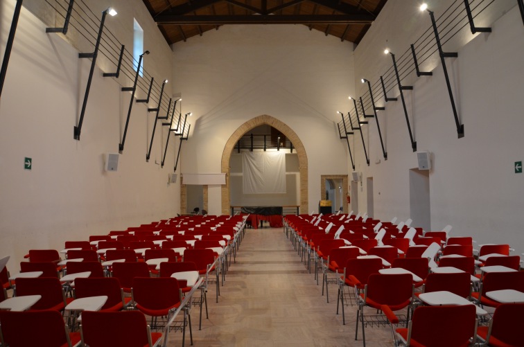 Monastero di S.Maria ad Mejulanum (Badia) a Corropoli (Te): Aula Magna, gi navata della Chiesa