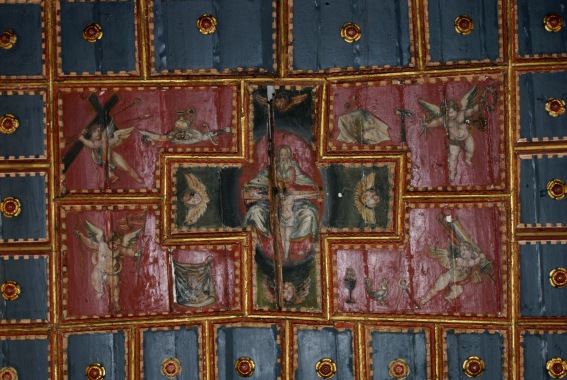 Chiesa dei SS.Pietro e Paolo a Fano Adriano (Te): soffitto ligneo