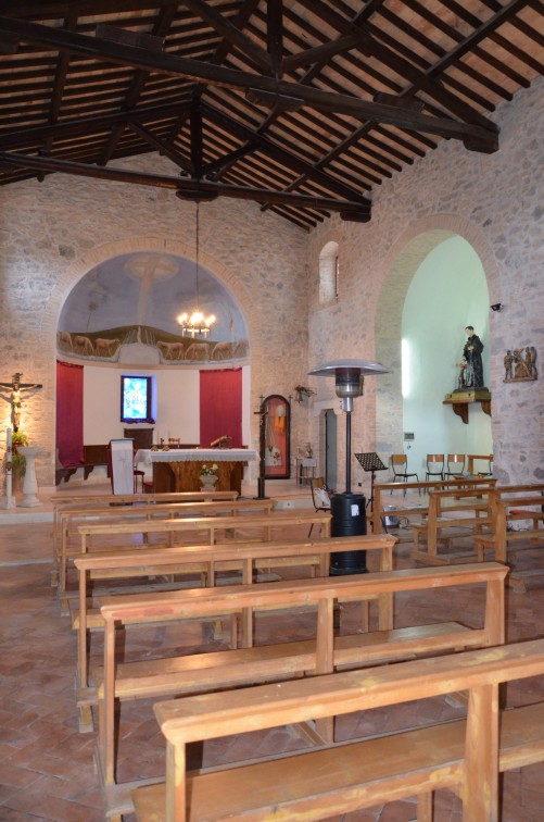 Chiesa di S.Giusta a Forca di Valle di Isola del G.Sasso (Te)