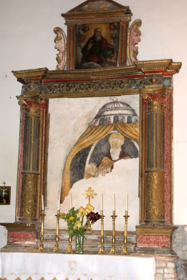 Chiesa di S. Silvestro a Miano (Teramo): resti di antichi affreschi