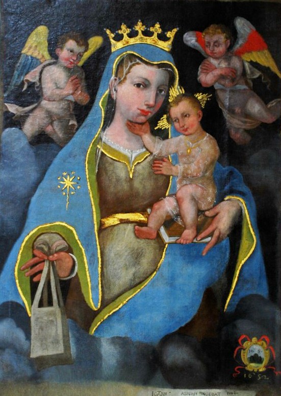 Chiesa di S.Giacomo Apostolo a Montefino (Te): Madonna del Carmine (1652)