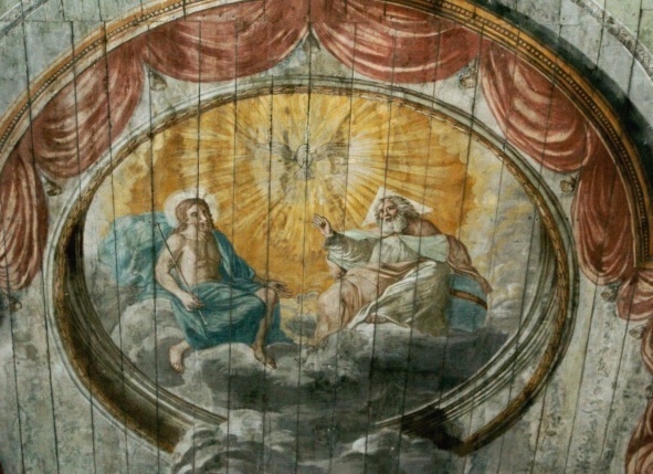Chiesa della Madonna degli Angeli a Mosciano S.Angelo:soffitto ligneo
