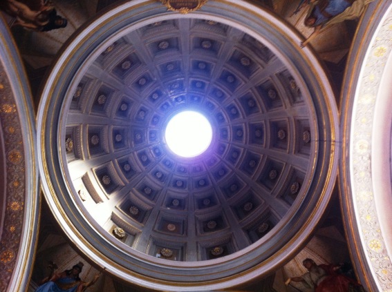 Chiesa dell'Addolorata a Mosciano S.Angelo (Te): la cupola