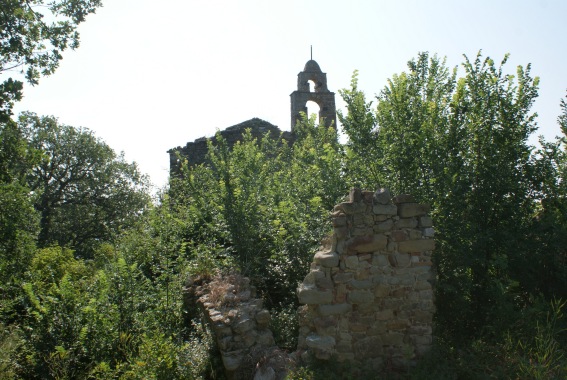 Chiesa di S. Maria di Pastignano a Pagannoni Alto: ruderi