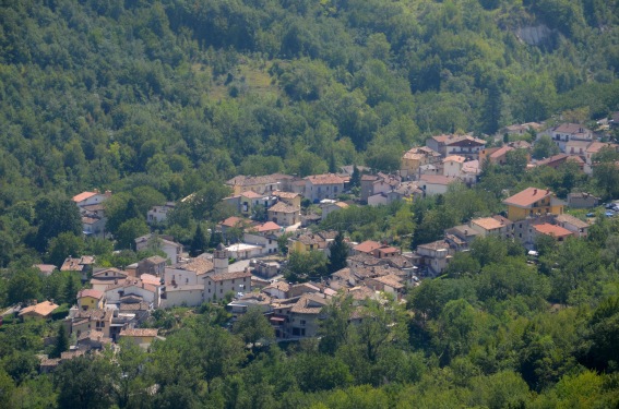 Pretara di Isola del G.Sasso (Te): panorama