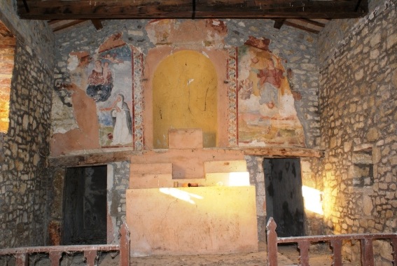 Chiesa di S.Maria ad Venales a Roiano di Campli (Te): affreschi datati 1604