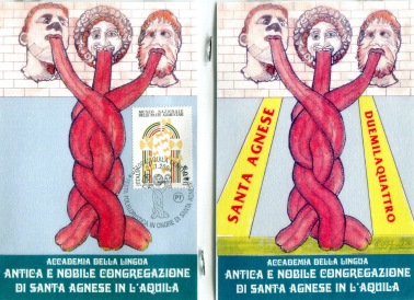 Annullo filatelico 2004 in occasione dei festeggiamenti in onore di S.Agnese Jugulata a L'Aquila.