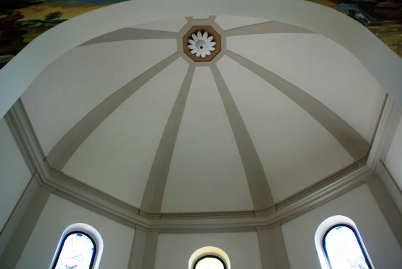 Chiesa di Nostra Signora delle Vittorie a Sant'Onofrio di Campli (Te): cupola