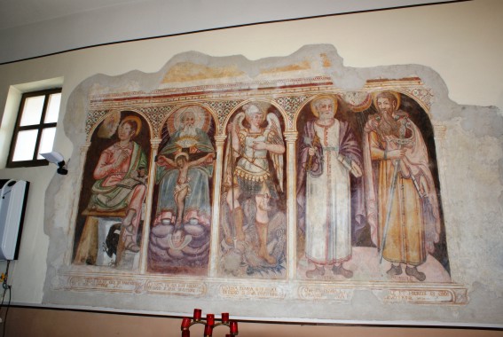 Chiesa di S.Stefano a Santo Stefano di Torricella Sicura (Te): affreschi del 1630