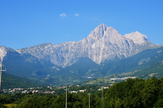 Il Gran Sasso visto da Trignano di Isola del G.Sasso (Te)