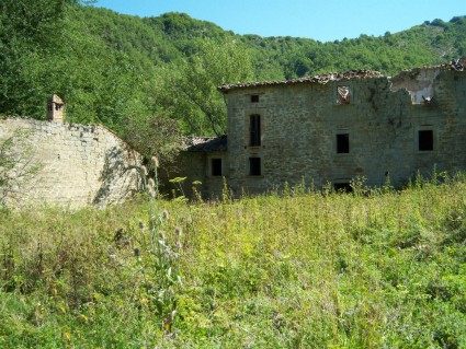 Valle Pezzata: lo spiazzo dopo la chiesetta