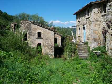 Valle Pezzata: uno spiazzo nei pressi del fontanile