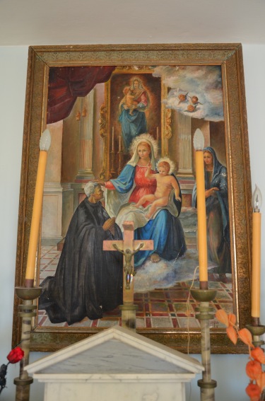 Chiesa di S.Paolo della Croce a Valleiancra di Tossicia (Te): dipinto del 1956