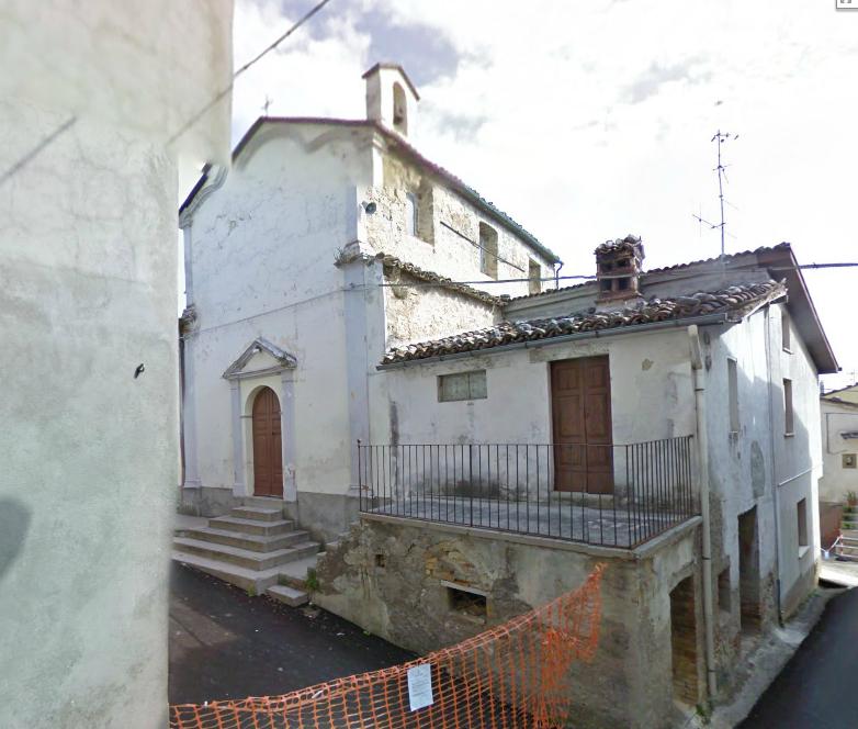 Chiesa di S.Pasquale a Villa Illi di Colledara (Te) nel 2009 (fonte: Google Maps)