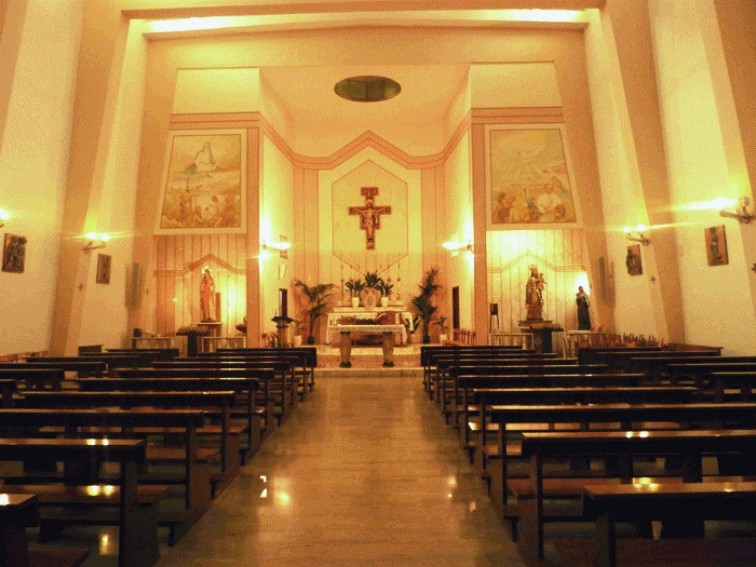 Chiesa della Madonna del Carmine a Villa Lempa di Civitella del Tronto (Te): interno. (Fonte: Rete web)