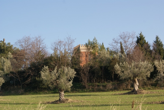 Villa Torre di Castellalto (Te): palazzina turrita all'ingresso del borgo